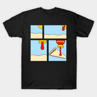 Spicy Pizza Landscape T-Shirt